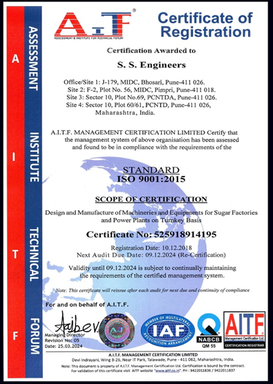 ISO 9001:2015 Certification
