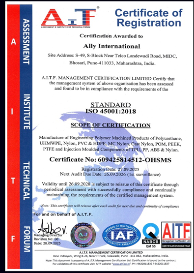 ISO 45001:2018 Certification